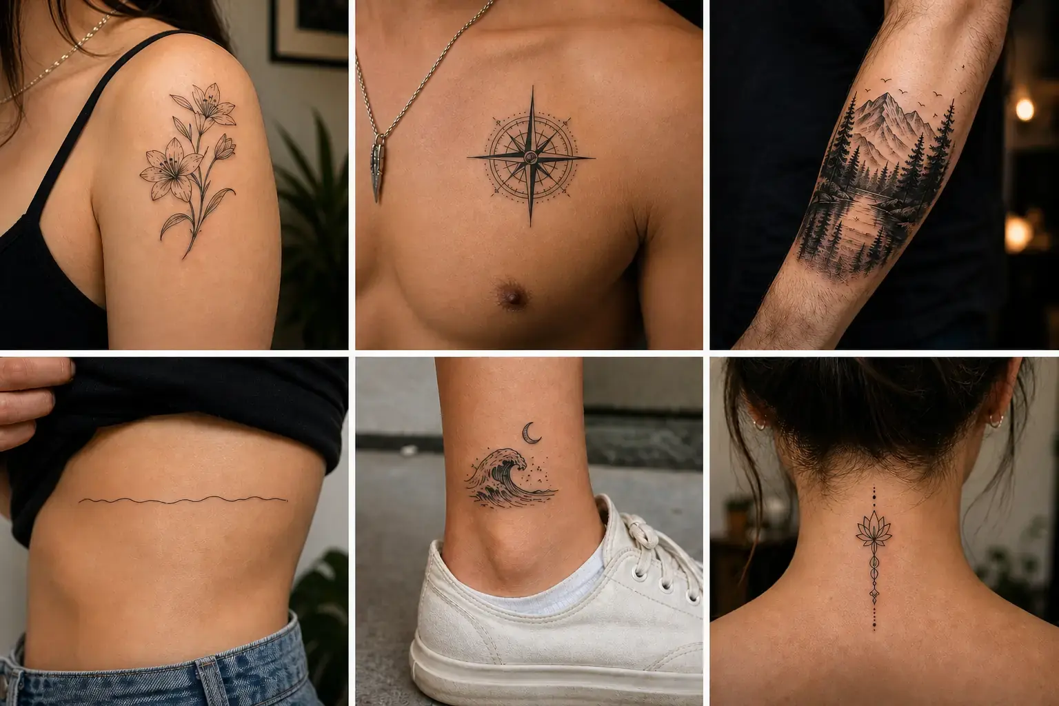 Tattoo idea preview for testing alternate designs before choosing a final look